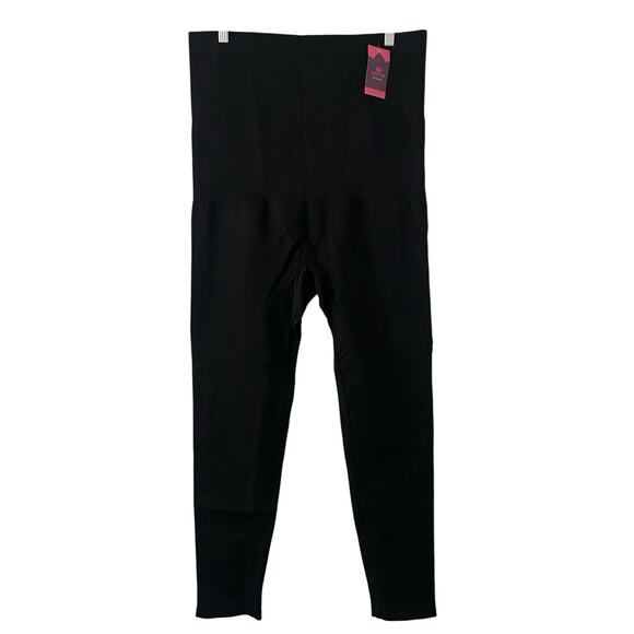 Empetua High-Waisted Shaping Compression Black Leggings Shapewear 2XL New - Picture 2 of 8